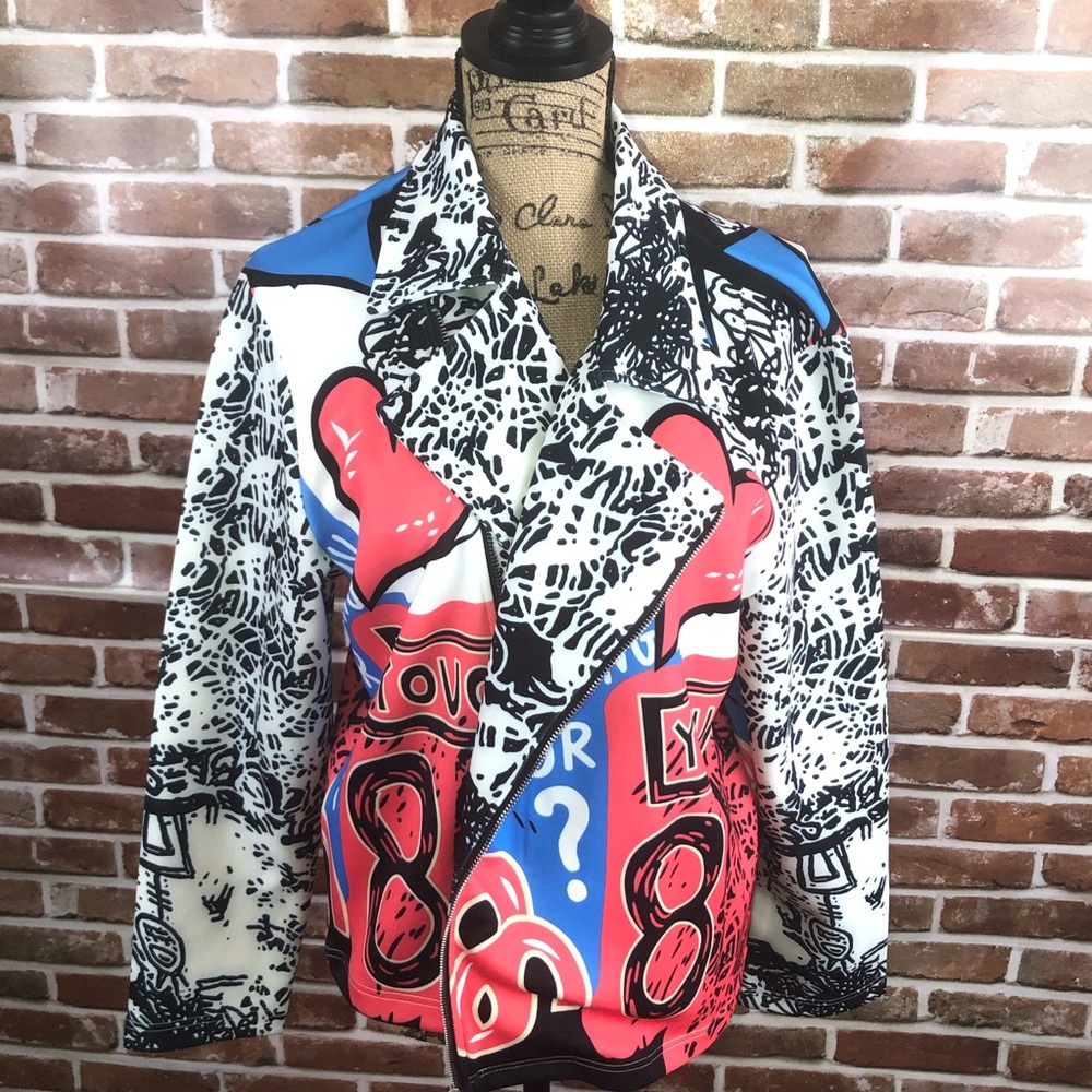 SOLD-Multi colored jacket - Picture 7 of 7